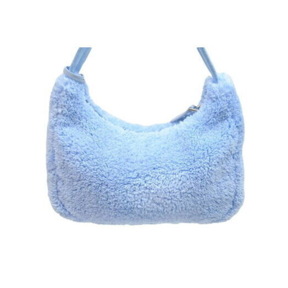 Prada one shoulder bag Re Edition Blue Black - Picture 3 of 8